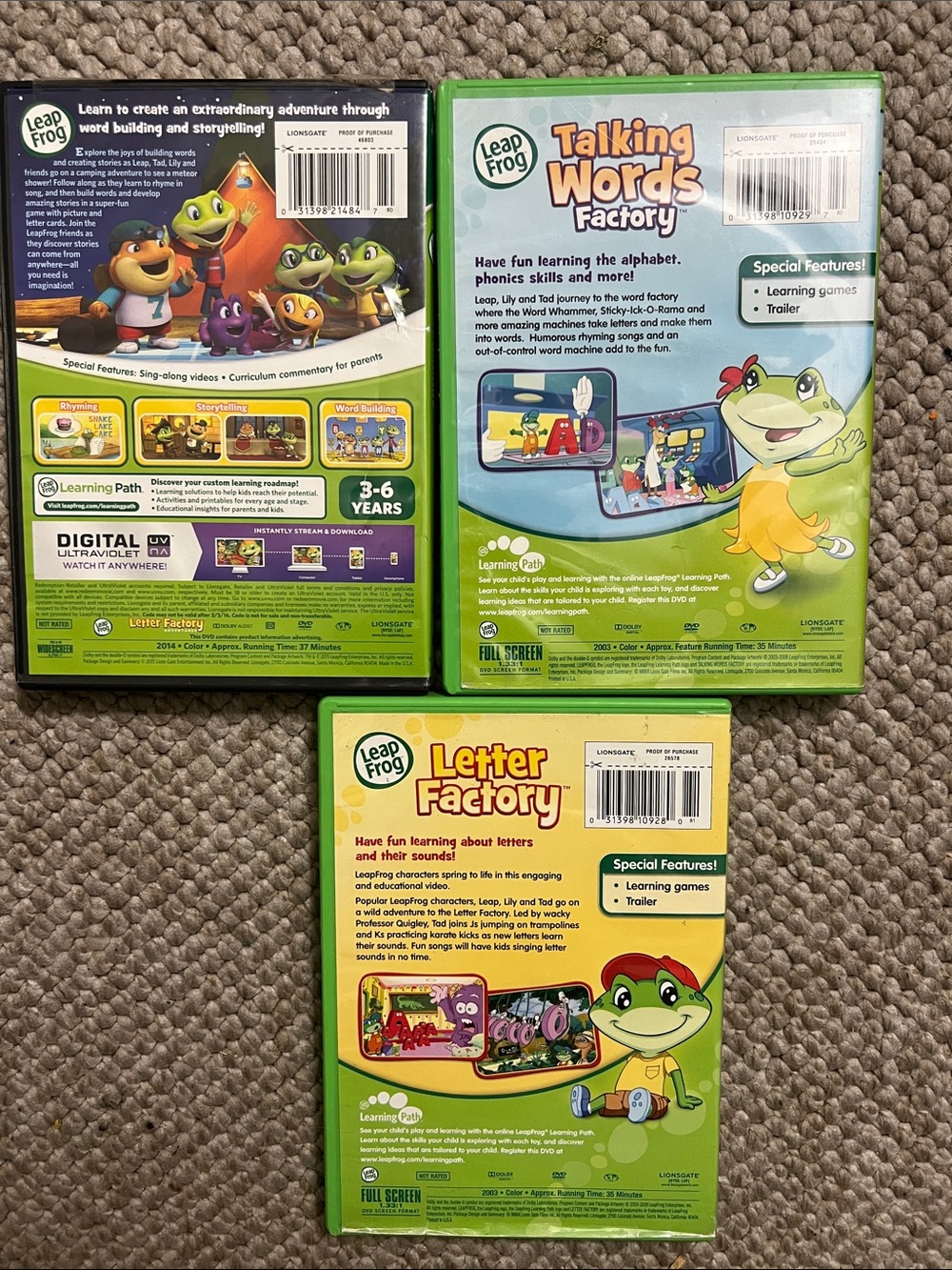 LeapFrog DVD Learning Set Bundle - Picture 6 of 8